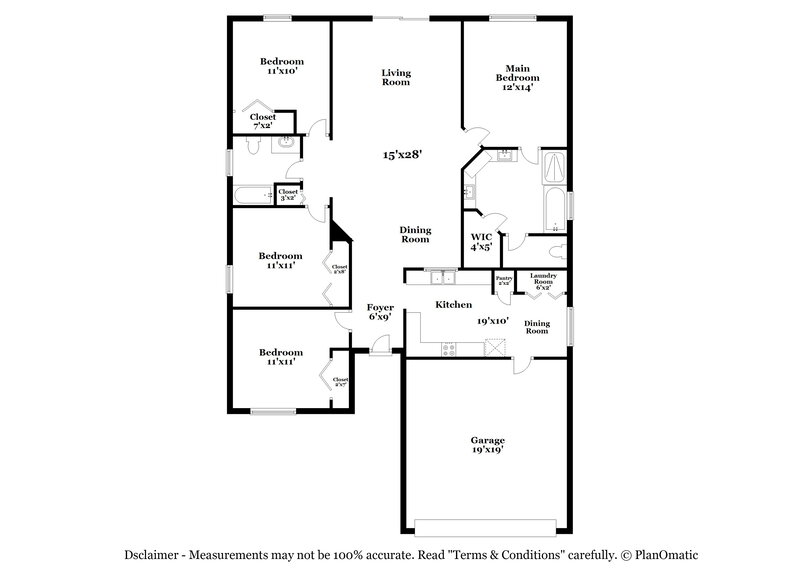 2,210/Mo, 10643 Egret Haven Ln Riverview, FL 33578 Floor Plan View