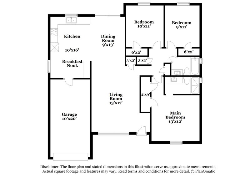 2,160/Mo, 9715 Little Pond Way Tampa, FL 33647 Floor Plan View