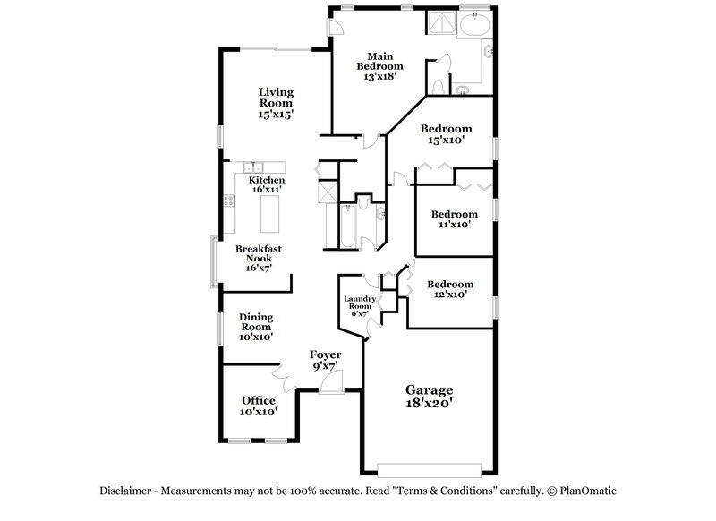 2,545/Mo, 5234 Clover Mist Dr Apollo Beach, FL 33572 Floor Plan View