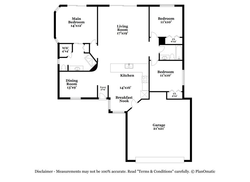 2,400/Mo, 24450 Painter Dr Land O' Lakes, FL 34639 Floor Plan View