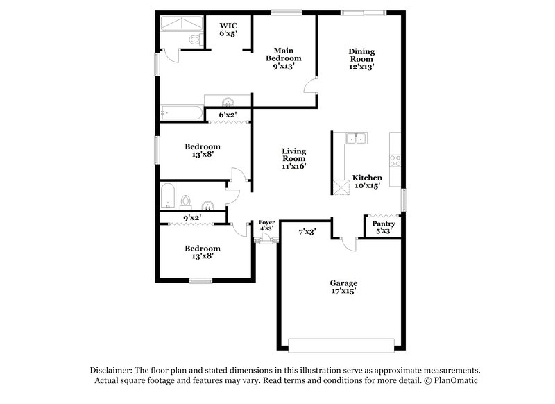 2,065/Mo, 1602 Alhambra Crest Dr Ruskin, FL 33570 Floor Plan View