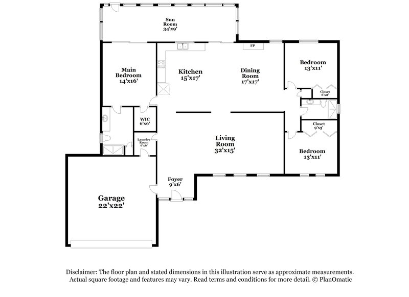 1,895/Mo, 13081 Hanley Dr Spring Hill, FL 34609 Floorplan View