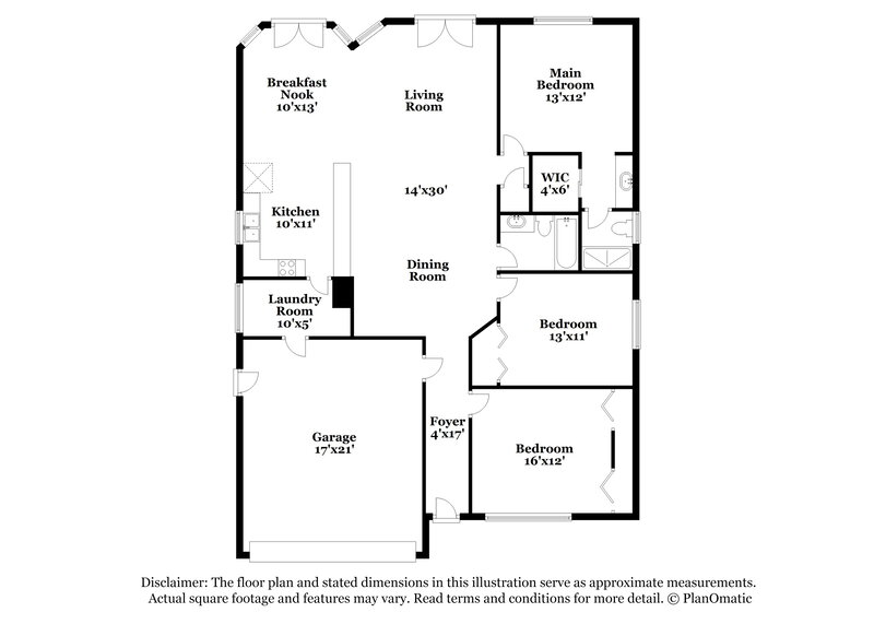 1,985/Mo, 13403 Woodward Dr Hudson, FL 34667 Floor Plan View
