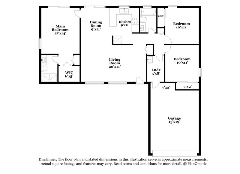 1,755/Mo, 7700 Vienna Ln Port Richey, FL 34668 Floor Plan View