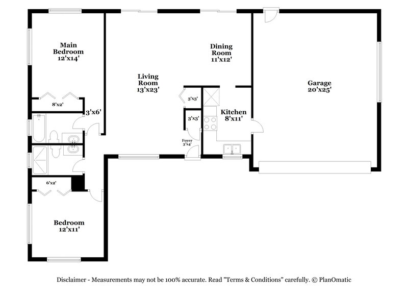 1,775/Mo, 7327 Gates Circle Spring Hill, FL 34606 Floor Plan View