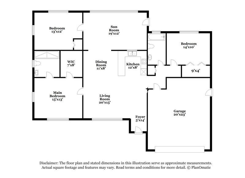 1,915/Mo, 5286 Enfield Ave Spring Hill, FL 34608 Floorplan View