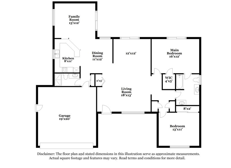 1,620/Mo, 7643 Limington Dr Port Richey, FL 34668 Floor Plan View