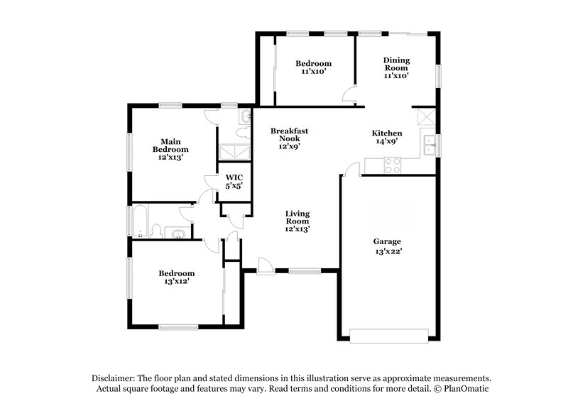 1,820/Mo, 3028 Pinon Dr Holiday, FL 34691 Floor Plan View