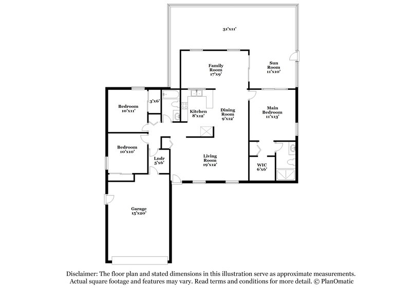 1,980/Mo, 8505 Luray Dr Port Richey, FL 34668 Floor Plan View