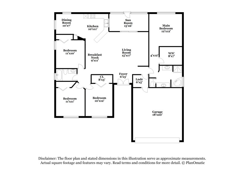 2,080/Mo, 4183 Buttonbush Cir Lakeland, FL 33811 Floor Plan View