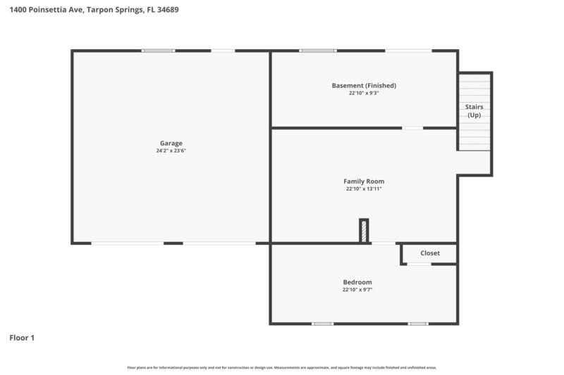 2,815/Mo, 1400 Poinsettia Ave Tarpon Springs, FL 34689 Floorplan View 3