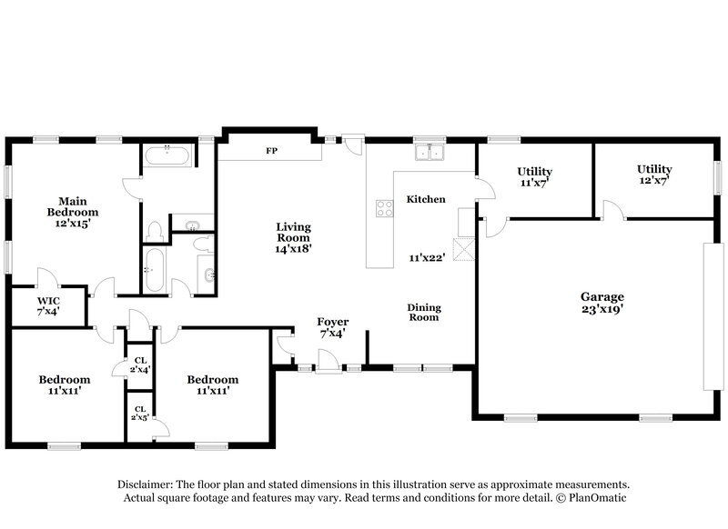 1,790/Mo, 1605 s Mcadoo Ave Bartow, FL 33830 Floor Plan View