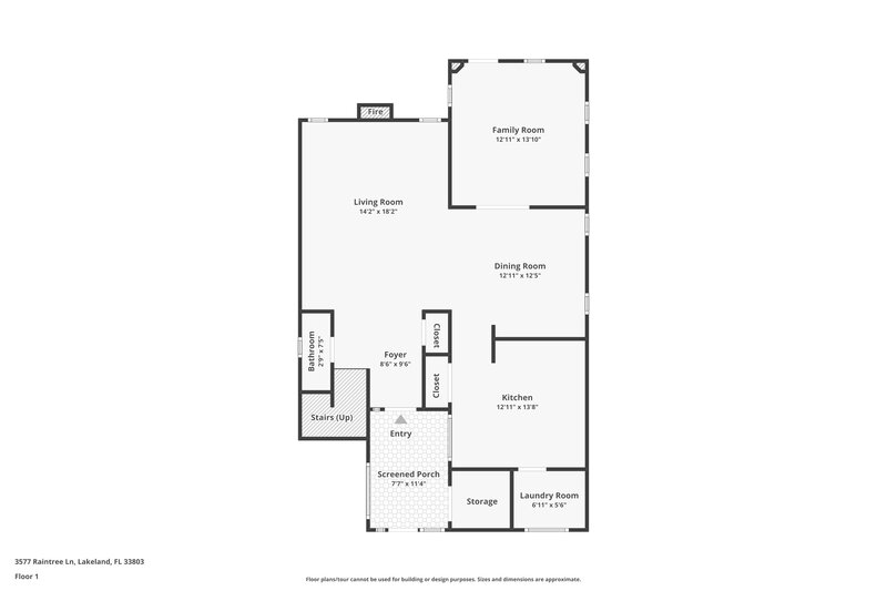 2,900/Mo, 3577 Raintree Ln Lakeland, FL 33803 Floor Plan View