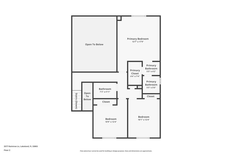 2,900/Mo, 3577 Raintree Ln Lakeland, FL 33803 Floor Plan View 2
