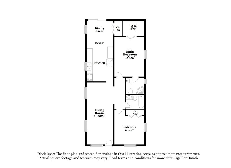 1,660/Mo, 522 E LIME ST Tarpon Springs, FL 34689 Floor Plan View