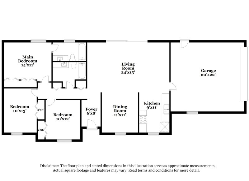 1,965/Mo, 607 Rollingwood Ln Valrico, FL 33594 Floor Plan View