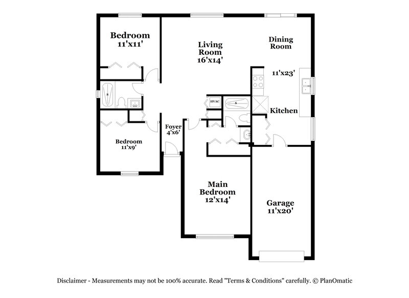 2,375/Mo, 6828 Swain Ave Tampa, FL 33625 Floor Plan View