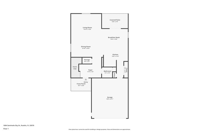 2,085/Mo, 1004 Seminole Sky Dr Ruskin, FL 33570 Floor Plan View
