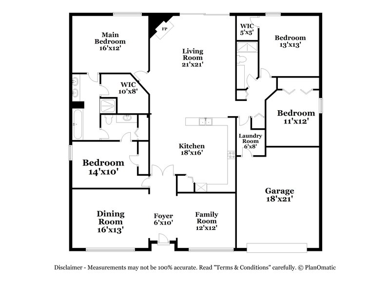 2,770/Mo, 9519 Pebble Glen Ave Tampa, FL 33647 Floor Plan View