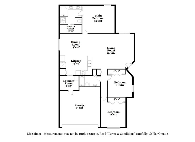 1,975/Mo, 1223 Sheridan Bay Dr Ruskin, FL 33570 Floor Plan View