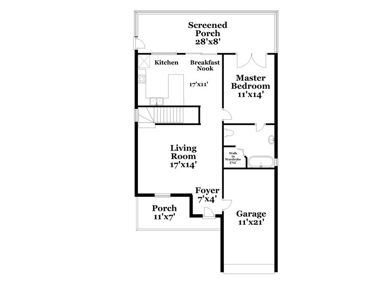 3,740/Mo, 22723 Saint Thomas Cir Lutz, FL 33549 Floor Plan View