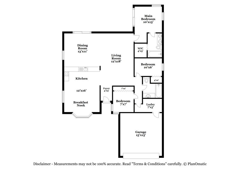2,440/Mo, 1217 Etchfield Cir Brandon, FL 33511 Floor Plan View