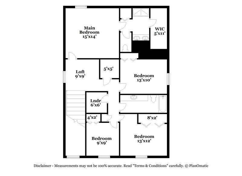 2,610/Mo, 4323 Globe Thistle Dr Tampa, FL 33619 Floor Plan View 2
