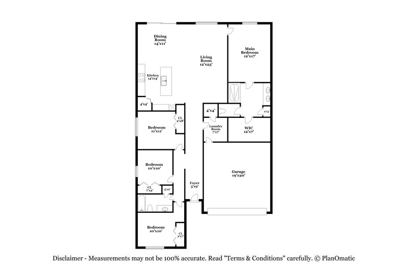 2,075/Mo, 5423 Rainwood Meadows Dr Apollo Beach, FL 33572 Floor Plan View