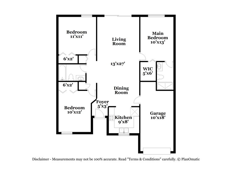 2,245/Mo, 12368 Witheridge Dr Tampa, FL 33624 Floor Plan View