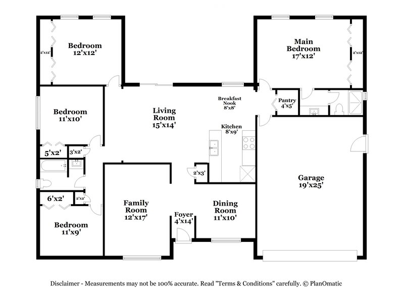 2,370/Mo, 736 Isleton Dr Brandon, FL 33511 Floor Plan View