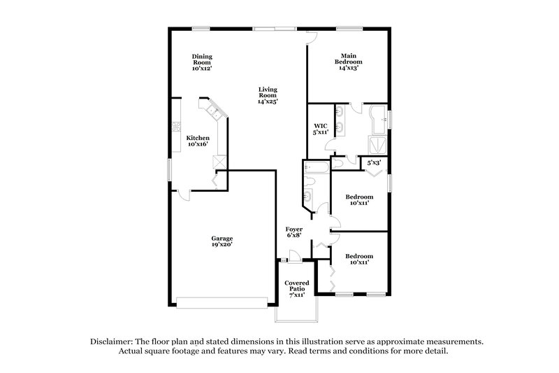 2,230/Mo, 10501 Egret Haven Ln Riverview, FL 33578 Floor Plan View