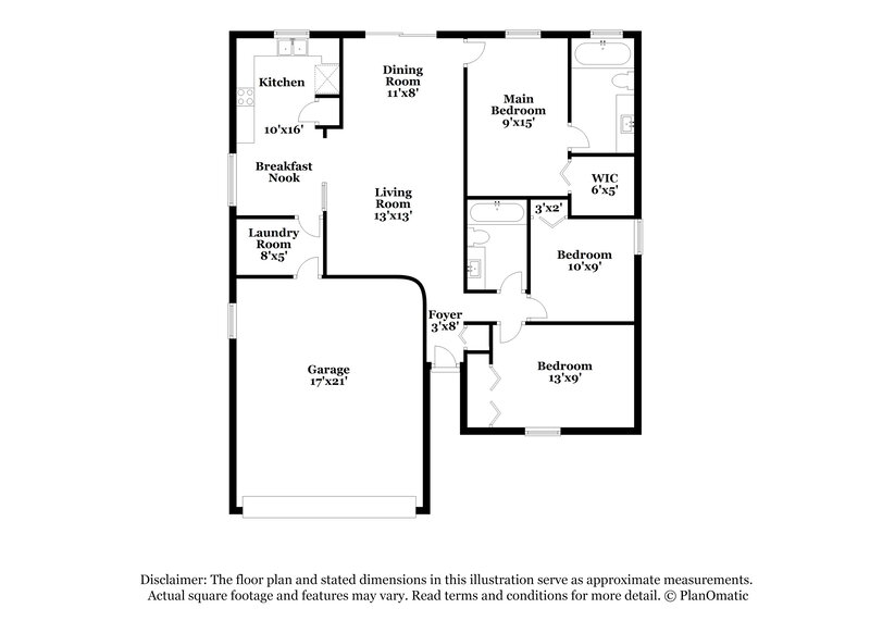 2,235/Mo, 1803 Kettler Dr Lutz, FL 33559 Floor Plan View