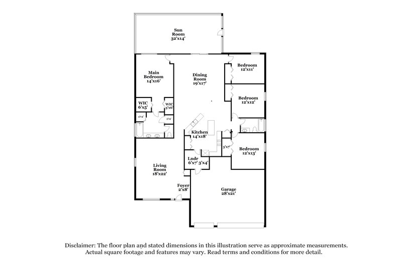 2,695/Mo, 10415 Meadow Spring Dr Tampa, FL 33647 Floor Plan View