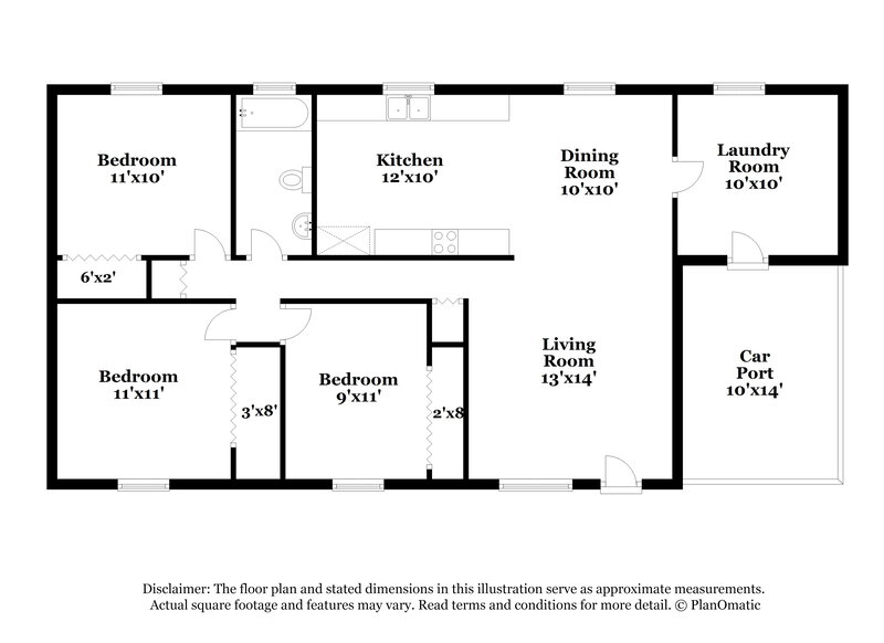 1,765/Mo, 302 Walker Ave Brooksville, FL 34601 Floor Plan View