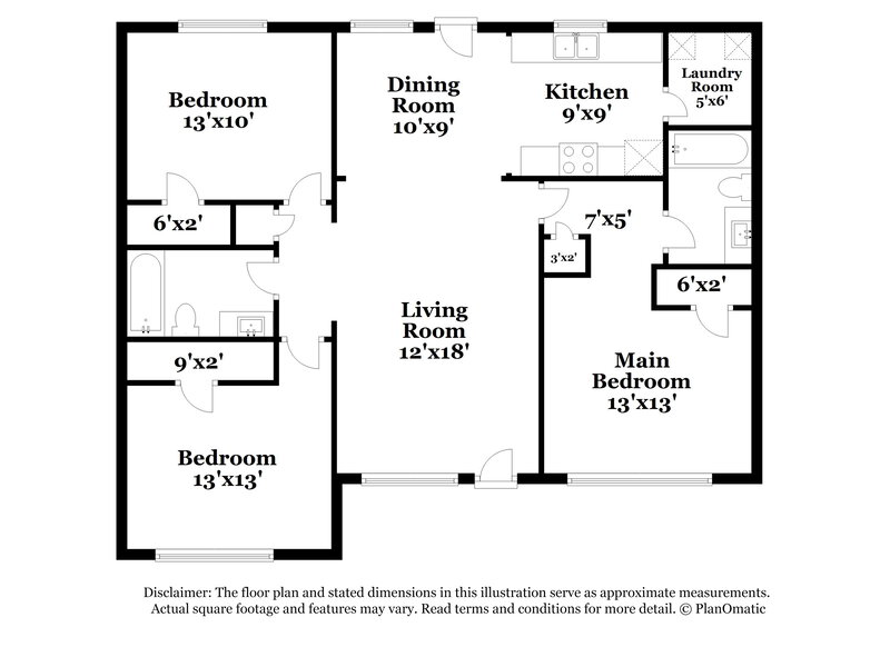 1,765/Mo, 1127 W 12th St Lakeland, FL 33805 Floor Plan View