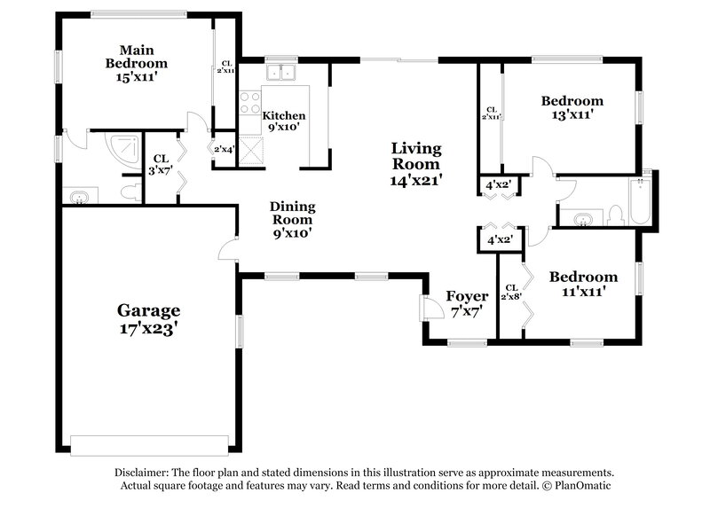 1,760/Mo, 1248 Hanover Ct Spring Hill, FL 34606 Floor Plan View