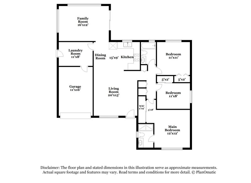 3,290/Mo, 7437 Jenner Ave New Port Richey, FL 34655 Floor Plan View