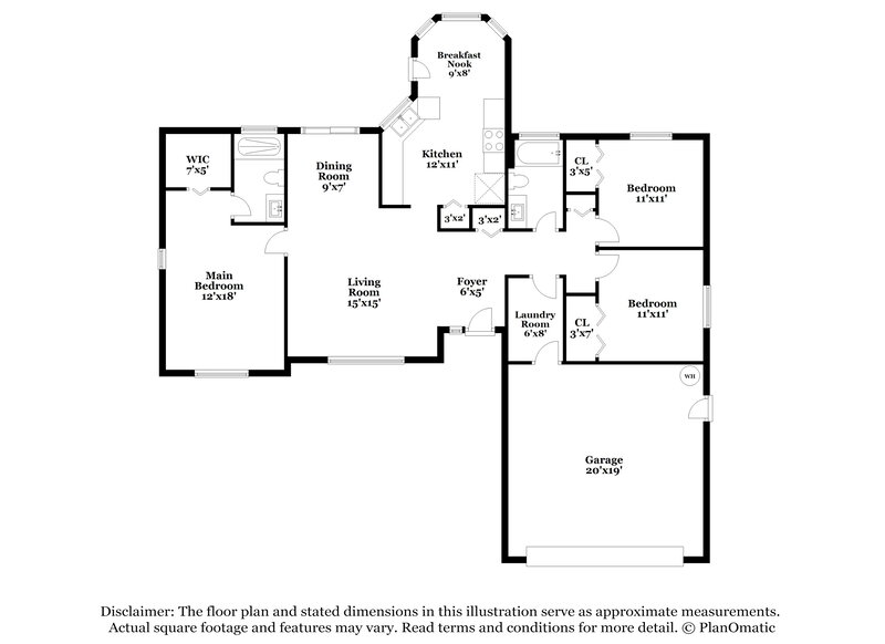 1,895/Mo, 12216 Waco St Spring Hill, FL 34609 Floorplan View