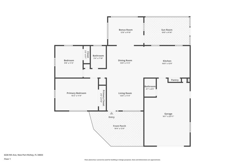 1,830/Mo, 3014 N Pineway Dr Plant City, FL 33566 Floorplan View