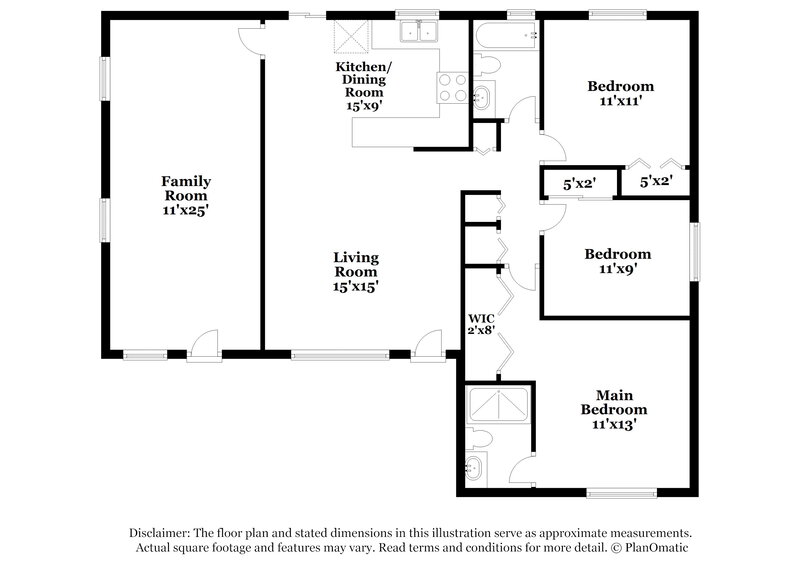 1,785/Mo, 6753 Lassen Ave New Port Richey, FL 34655 Floor Plan View