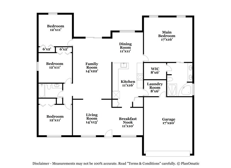 2,460/Mo, 1020 Godfrey Ave Spring Hill, FL 34609 Floor Plan View