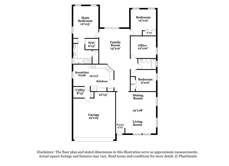 2,420/Mo, 1412 Bloomingdale Trails Blvd Brandon, FL 33511 Floorplan View