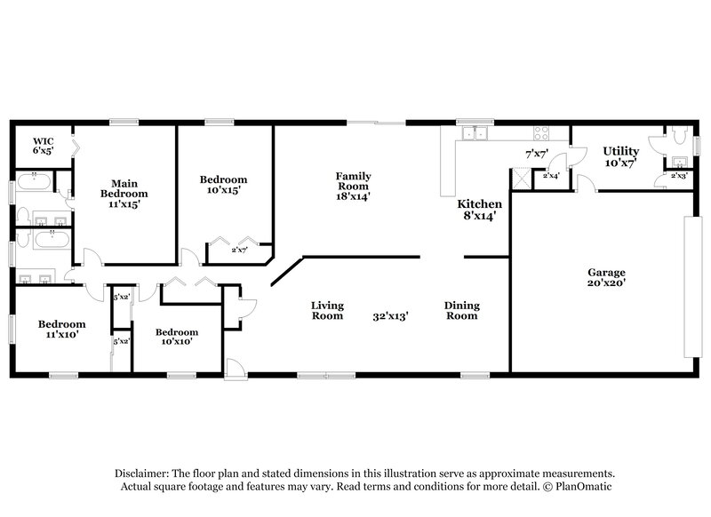 2,960/Mo, 528 Crestover Dr Temple Terrace, FL 33617 Floor Plan View