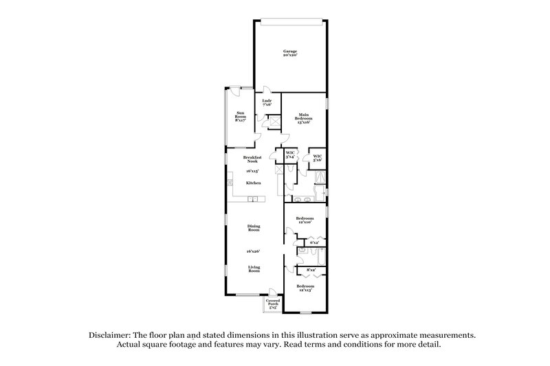0/Mo, 13423 Lake Monroe Pl Riverview, FL 33579 Floor Plan View