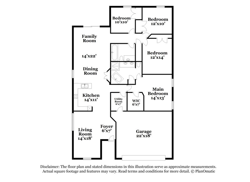 2,080/Mo, 30745 Water Lily Dr Brooksville, FL 34602 Floor Plan View