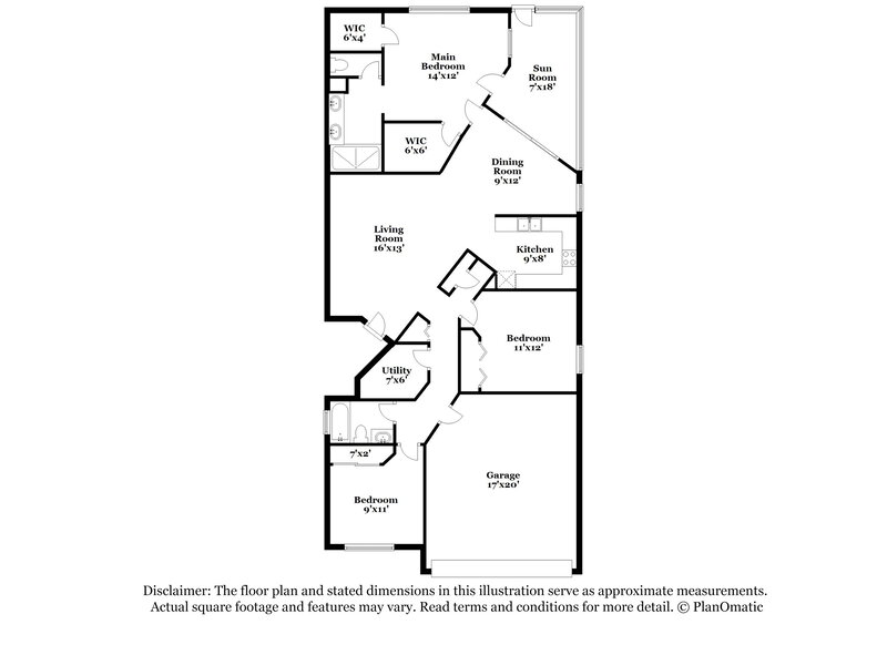 2,115/Mo, 1838 Atlantic Dr Ruskin, FL 33570 Floor Plan View