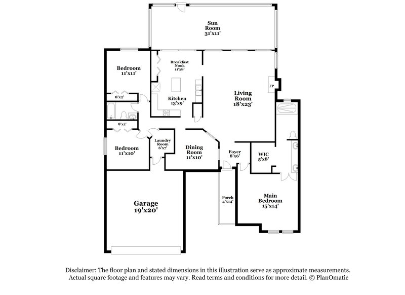 3,880/Mo, 10201 Evening Trail Dr Riverview, FL 33569 Floor Plan View