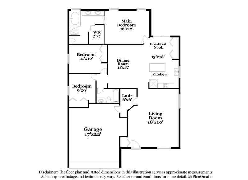 2,400/Mo, 1621 Cresson Ridge Ln Brandon, FL 33510 Floor Plan View
