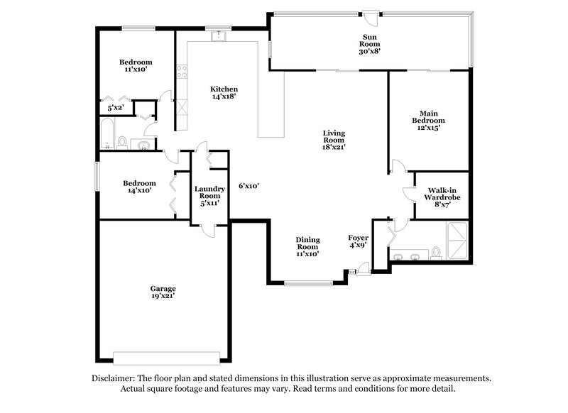 2,395/Mo, 9313 Pebble Creek Dr Tampa, FL 33647 Floor Plan View