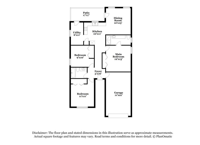 2,700/Mo, 3238 Riverdale Dr Dade City, FL 33523 Floor Plan View